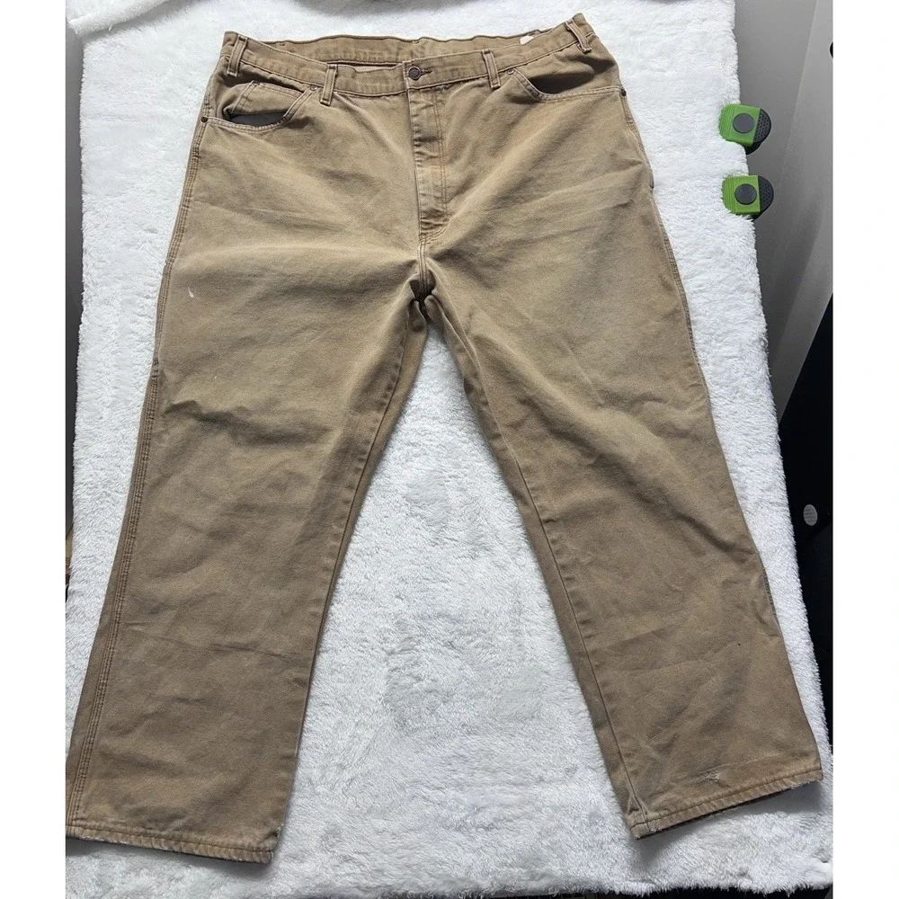 Dickies Carpenter Work Canvas Pants Brown 42x30 Vintage Skater Y2K. Work Pant‎